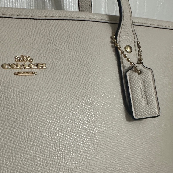 Coach Cream City Mini Leather Tote Bag - Picture 2 of 11